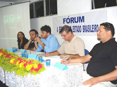 II forum reforma estado brasileiro: Eliana Silva Santos, Fábio Mansano, Carlos Perez, Charles Santiago, Enoch Filho